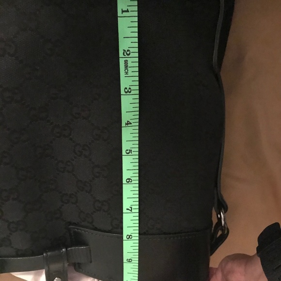 Gucci GG Monogram Canvas w/Leather Trim Tote - Picture 7 of 7